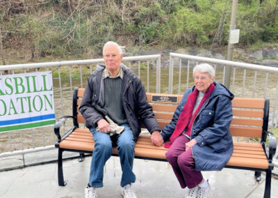 Bench Dedication to Ken Beyer and wife Jean